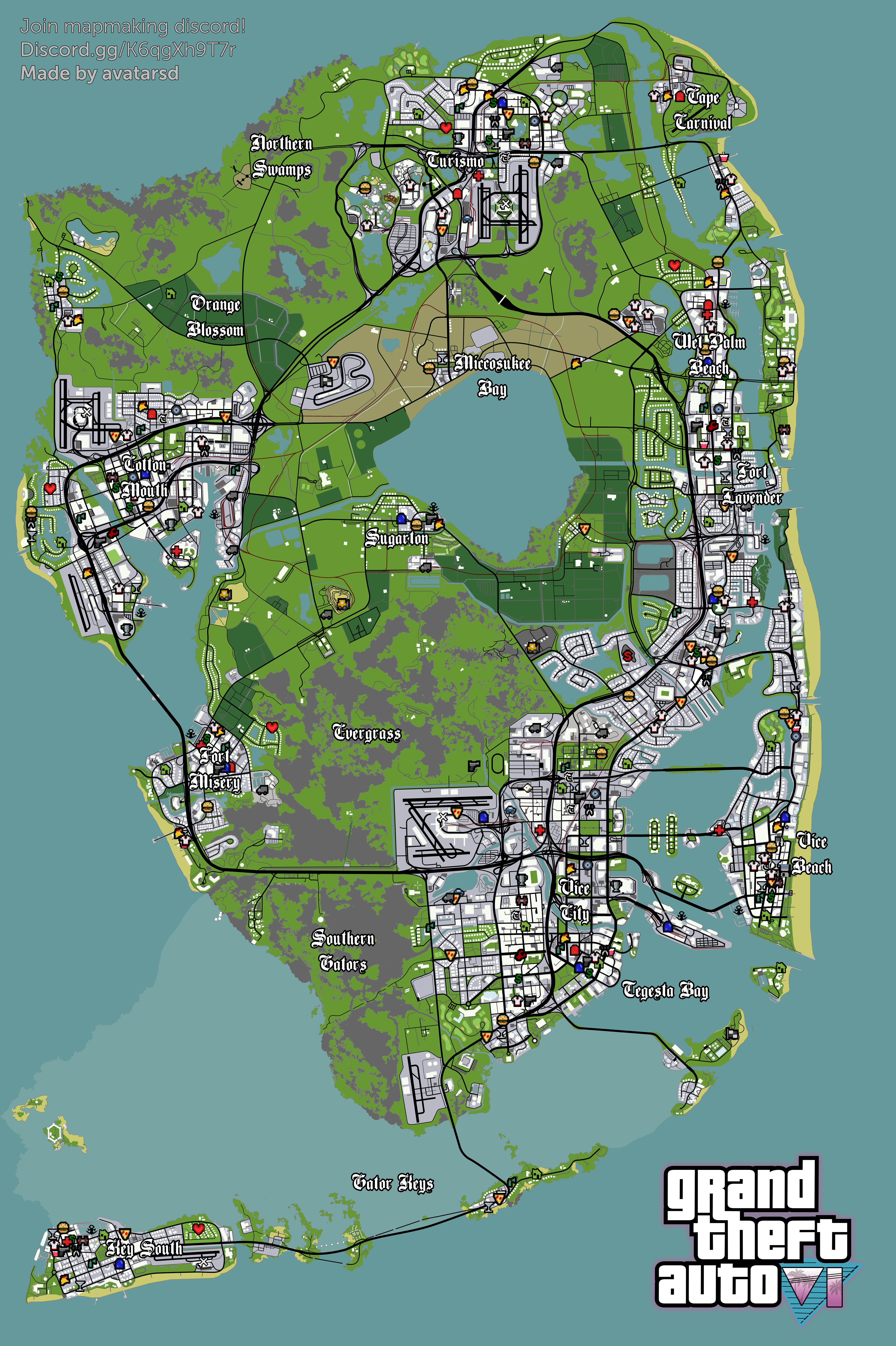 gta 6 map