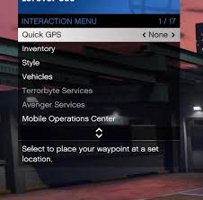 gta online interactive menue